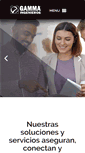 Mobile Screenshot of gammaingenieros.com